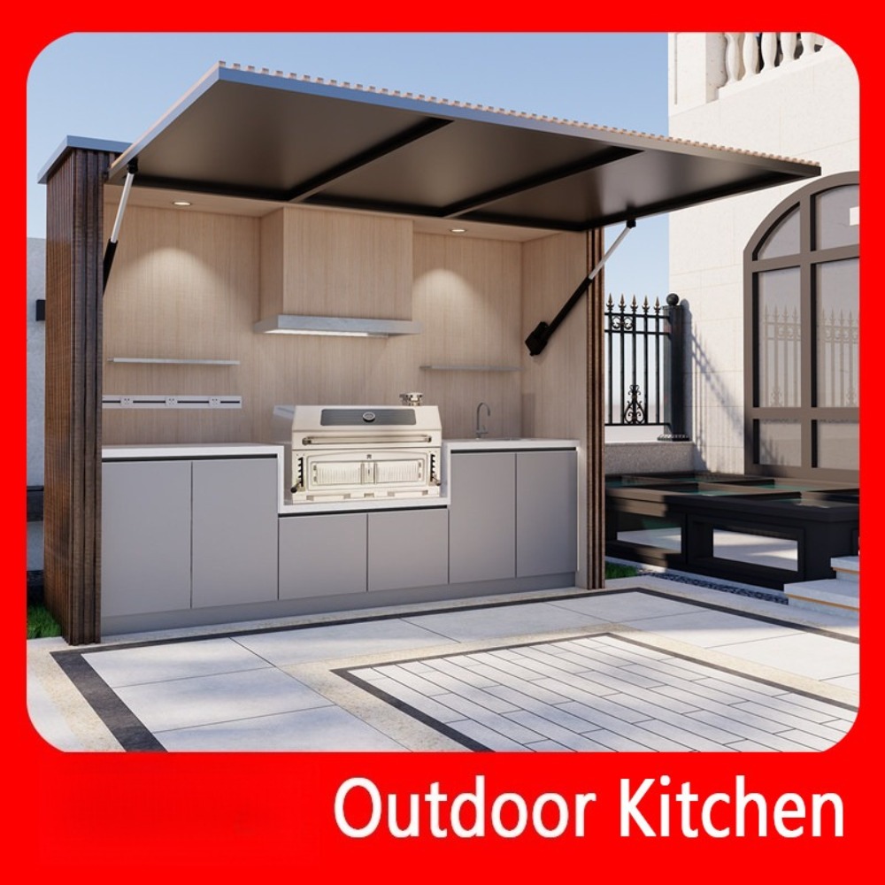 Camping Cooking Dining Set - Ilha de Cozinha Móvel para Exterior,