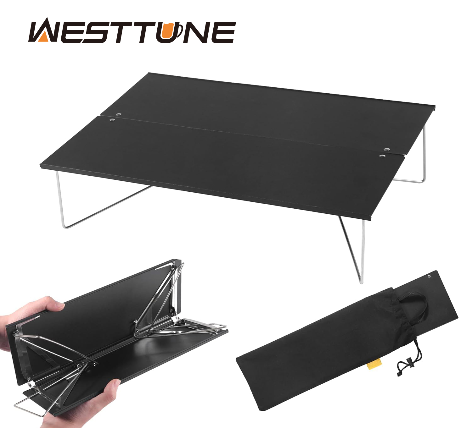Camping Cooking Table - Westtune compacto mini mesa de acampamento