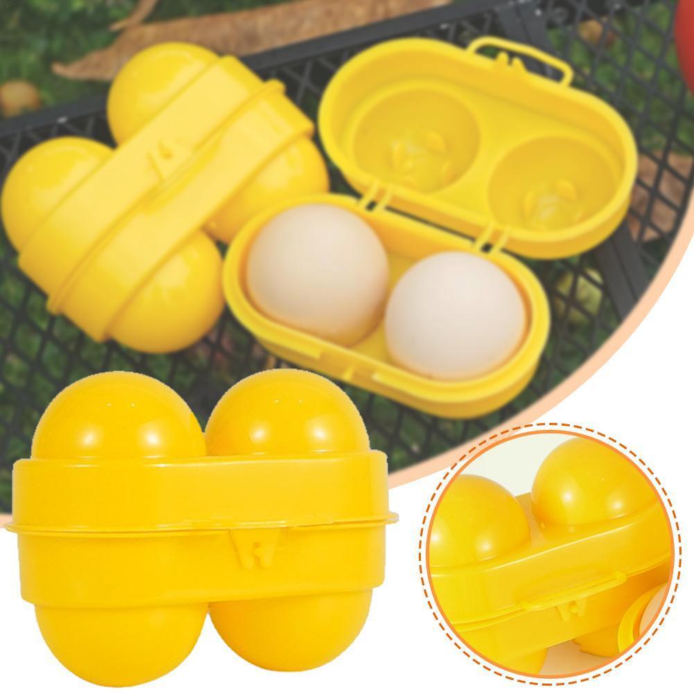 Camping Cooking Organizer - Portable Plastic Egg Storage Box, Suporte