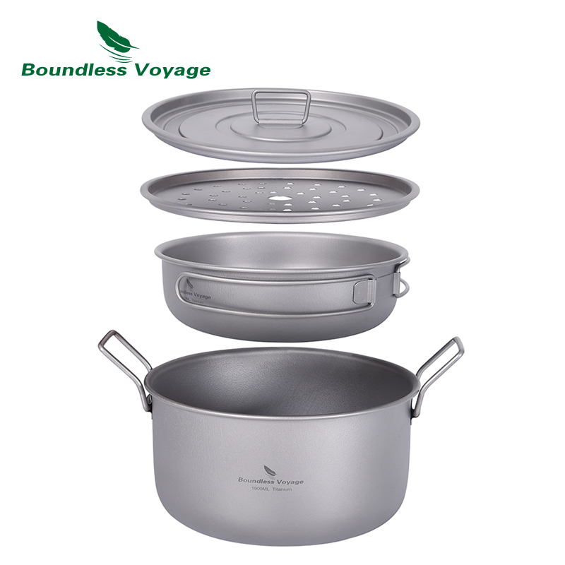 Camping Hiking Cooking - Boundless viagem acampamento cozinhar pote multifuncional