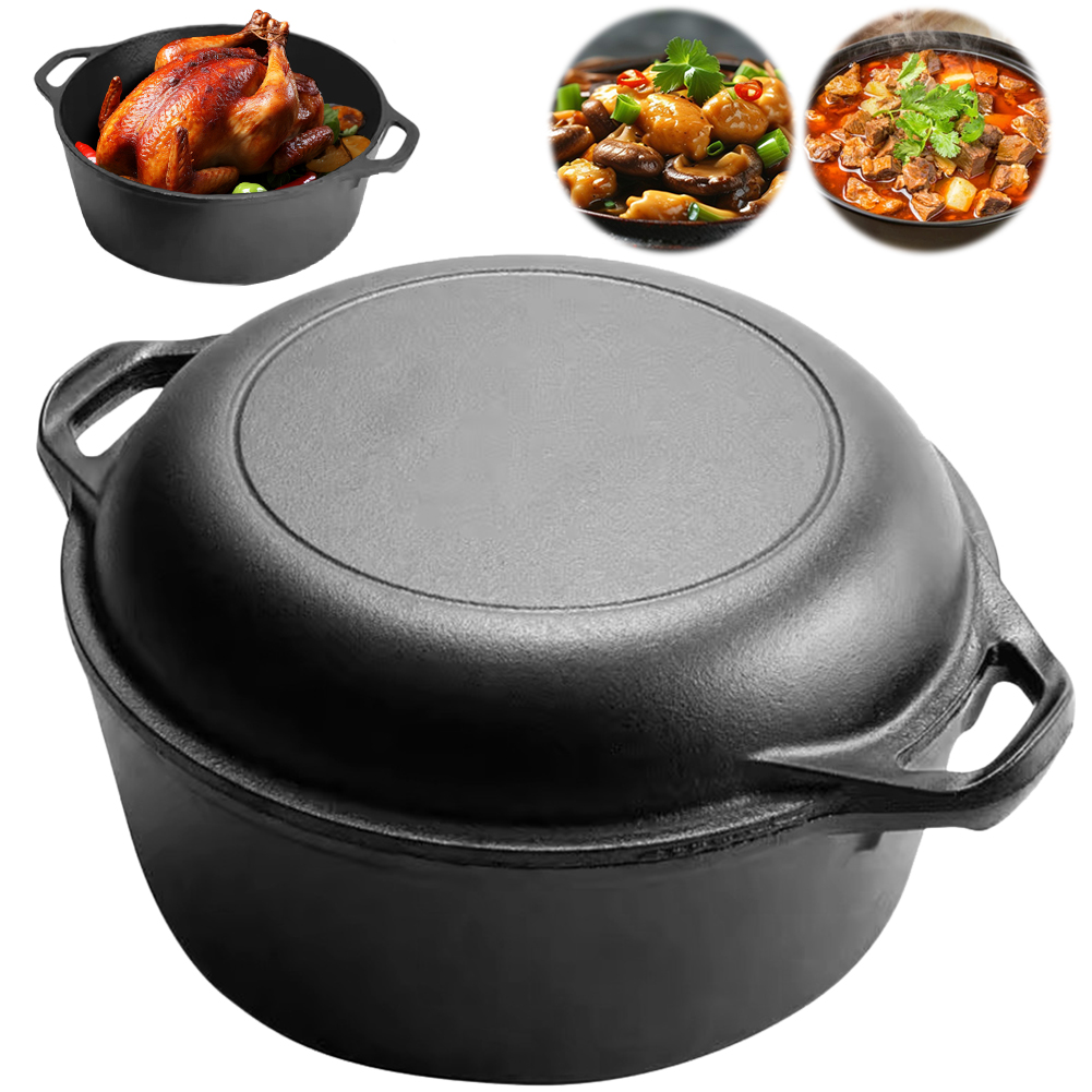 Panela de Ferro Fundido 2 em 1 - Camp Dutch Oven Cast avaliação e preço