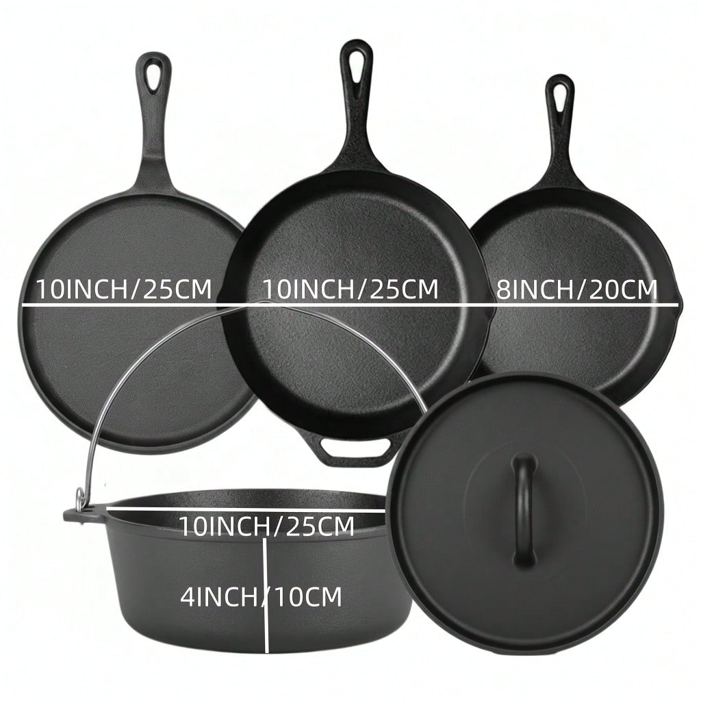 Conjunto de Panelas e Frigidei - Camp Dutch Oven Cast avaliação e preço