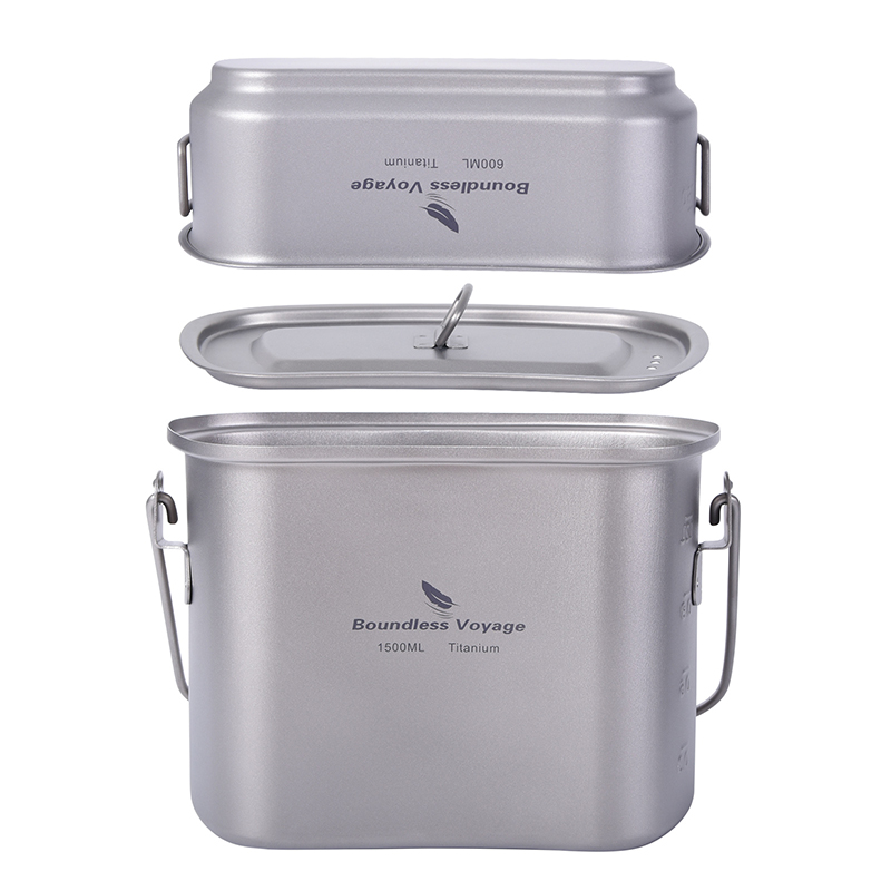 Kit de canmilitar de 1.l para  - Camping Cooking Container avaliação e preço