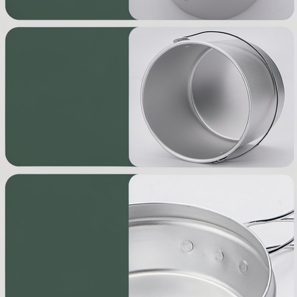 Conjunto de utensílios de cozi - Camping Cooking Dining Set avaliação e preço