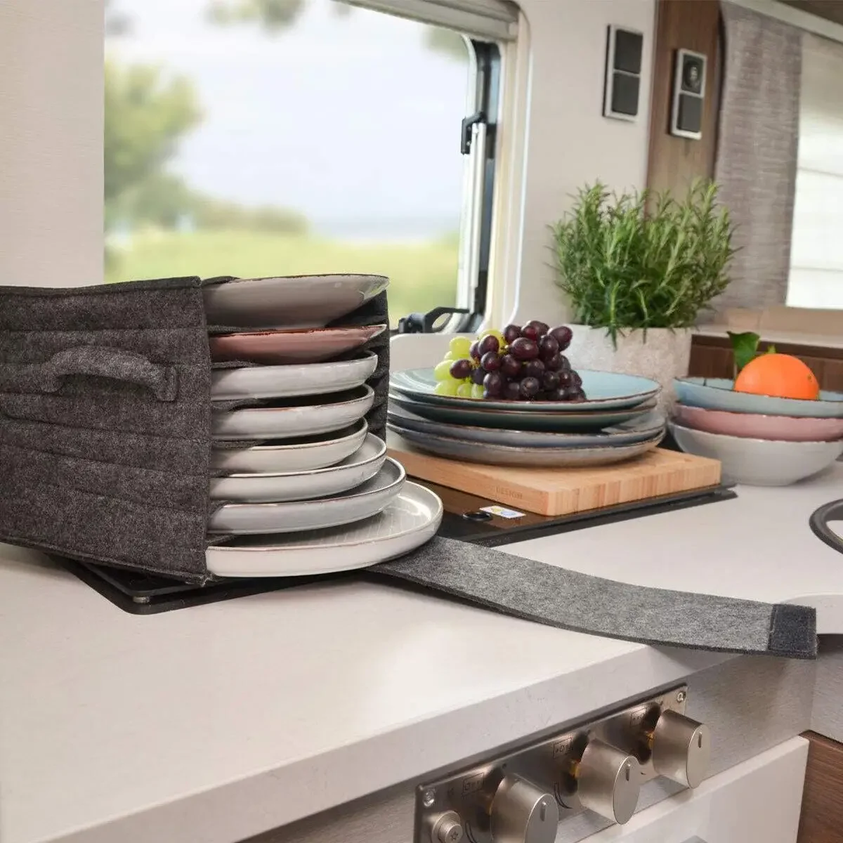 Prato de feltro prato copo sac - Camping Cooking Organizer avaliação e preço