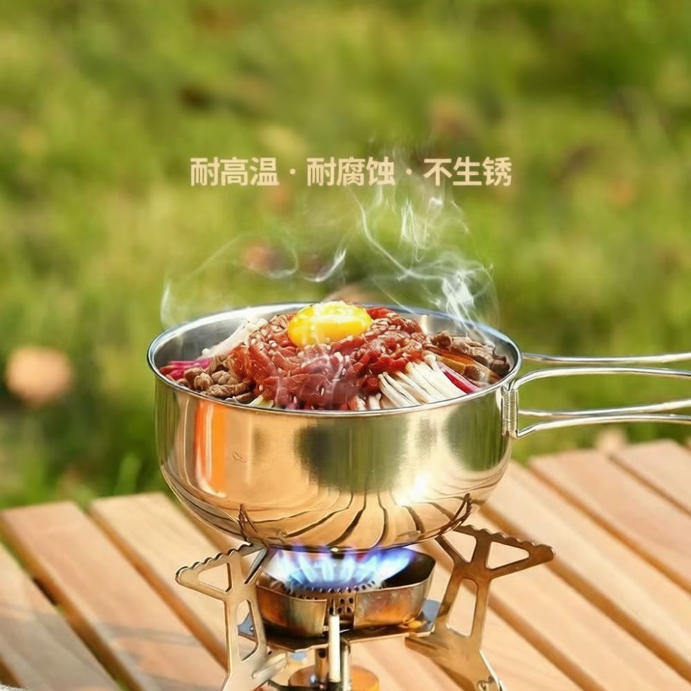 Conjunto profissional de utens - Camping Cooking Dining Set avaliação e preço