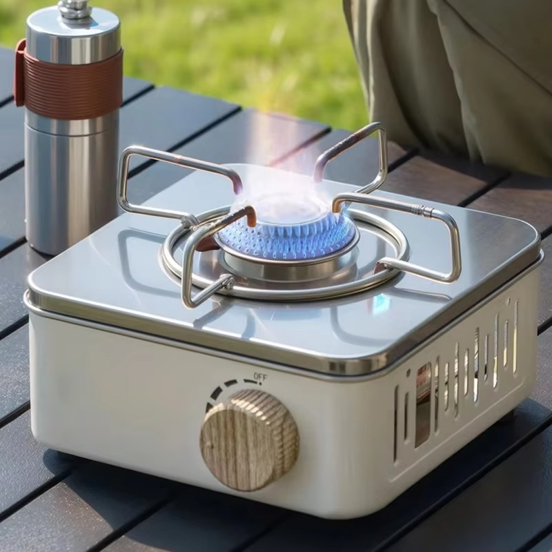 Mini fogão a gás portátil com  - Camping Cooking Organizer avaliação e preço