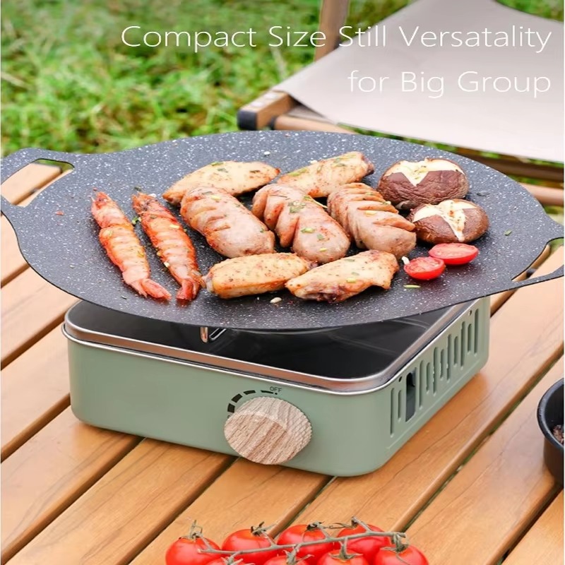 Mini fogão a gás portátil com  - Camping Cooking Organizer avaliação e preço