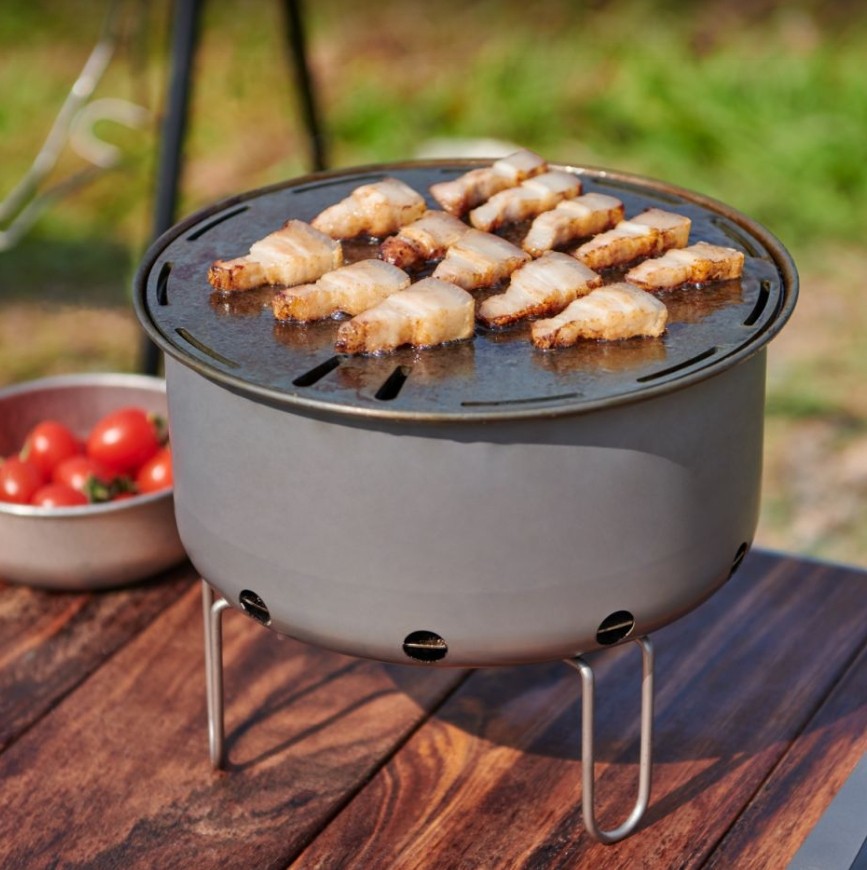 Ao ar livre titânio portátil p - Camping Cooking Flat Top avaliação e preço