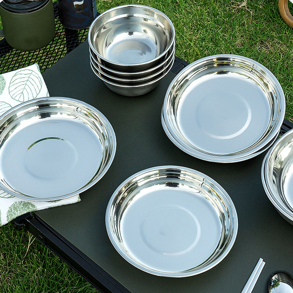 Conjunto de pratos portáteis p - Camping Cooking Dining Set avaliação e preço