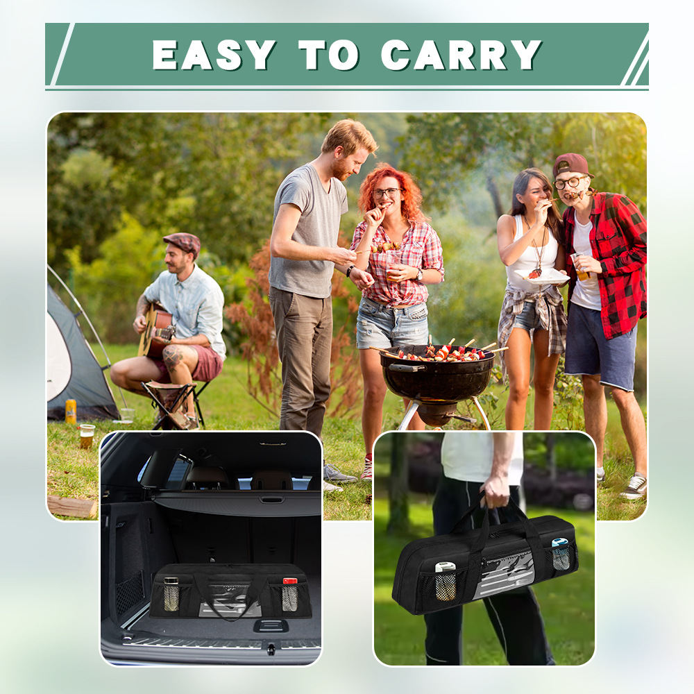 Estojo de transporte para uten - Camping Cooking Organizer avaliação e preço