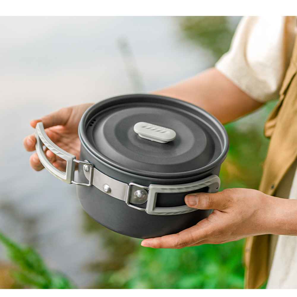 Naturehike conjunto de panelas - Camping Hiking Cooking avaliação e preço
